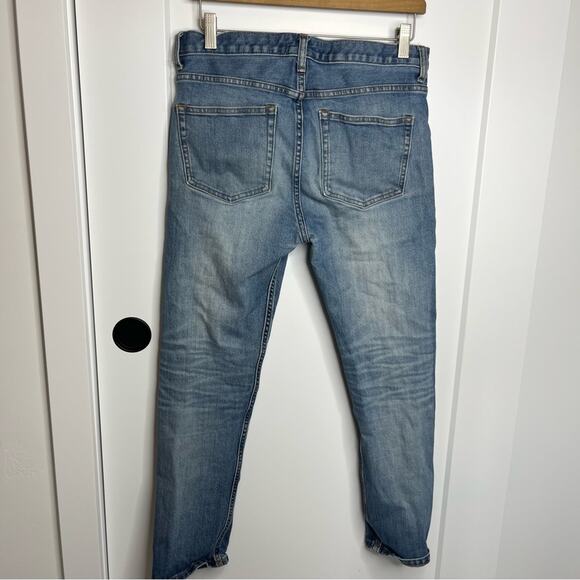 Everlane Light Wash High Rise Skinny Ankle Jeans Size 27 - Picture 4 of 5